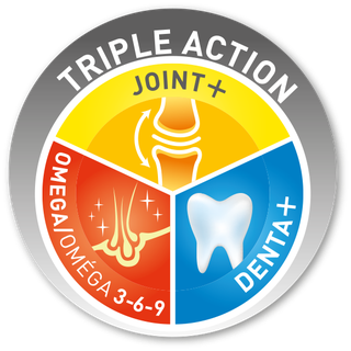 Look for our Triple Action logo